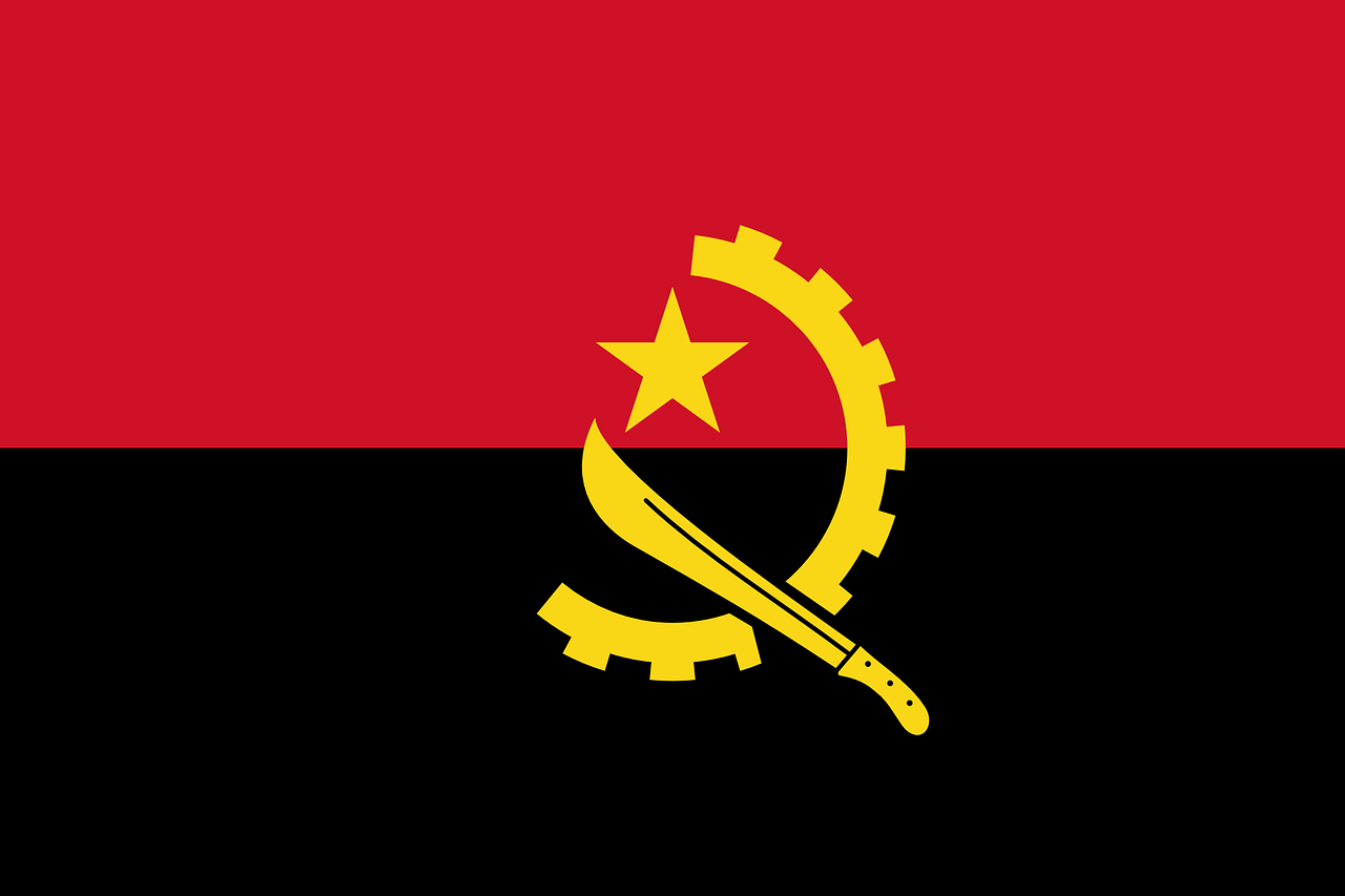 Bandeira da Angola - Significado das Bandeiras dos Países