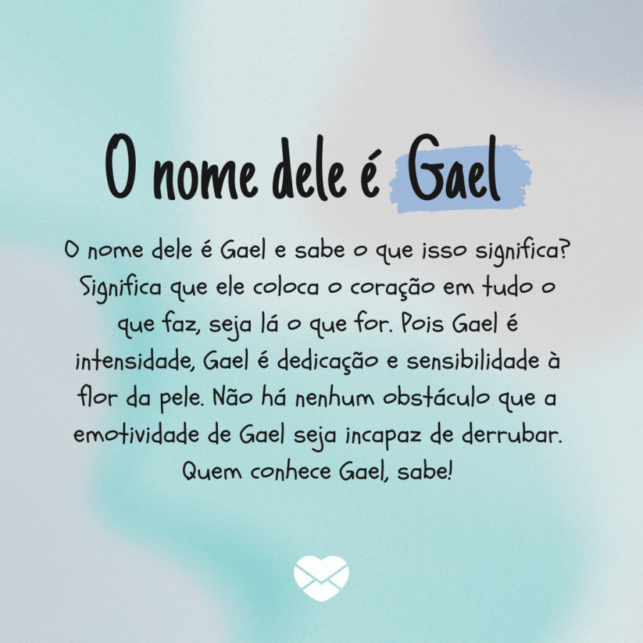 Significado do nome Gael: origem, frases e mais
