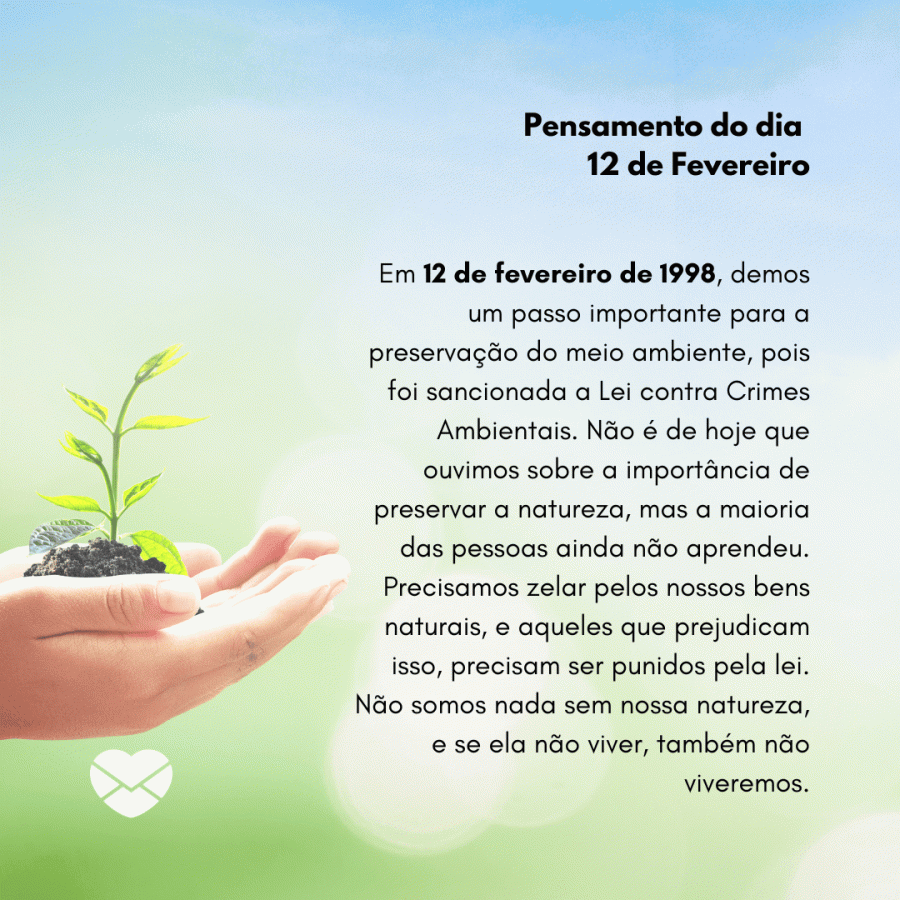 O que se comemora no dia 12 de fevereiro?