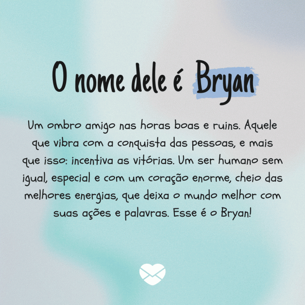 Significado do nome Bryan: origem, frases e mais