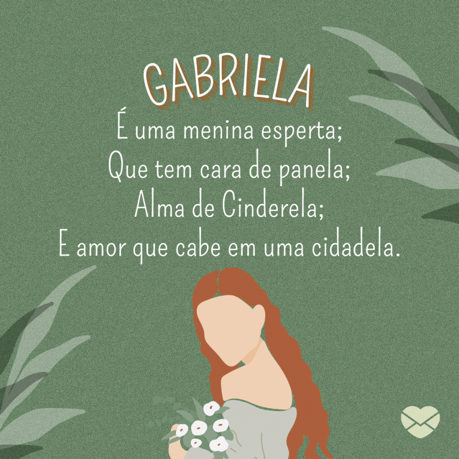 Significado do nome Gabriela origens, frases e mais Significado do nome Gabriela origens, frases e mais