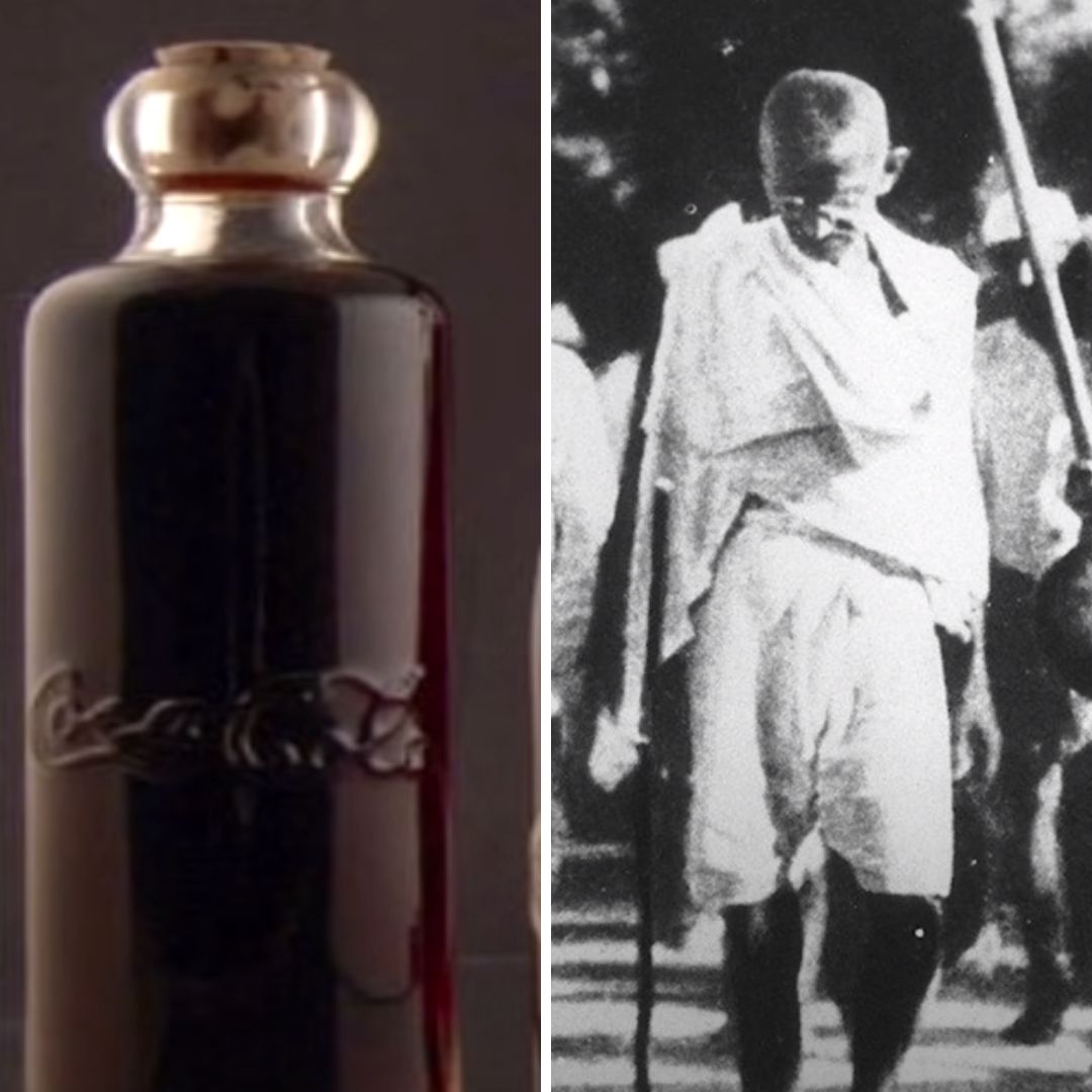 Gride das imagens da primeira garrafa da Coca Cola e da Marcha do Sal