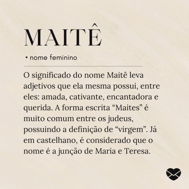 Significado do nome Maitê: origem, frases e mais