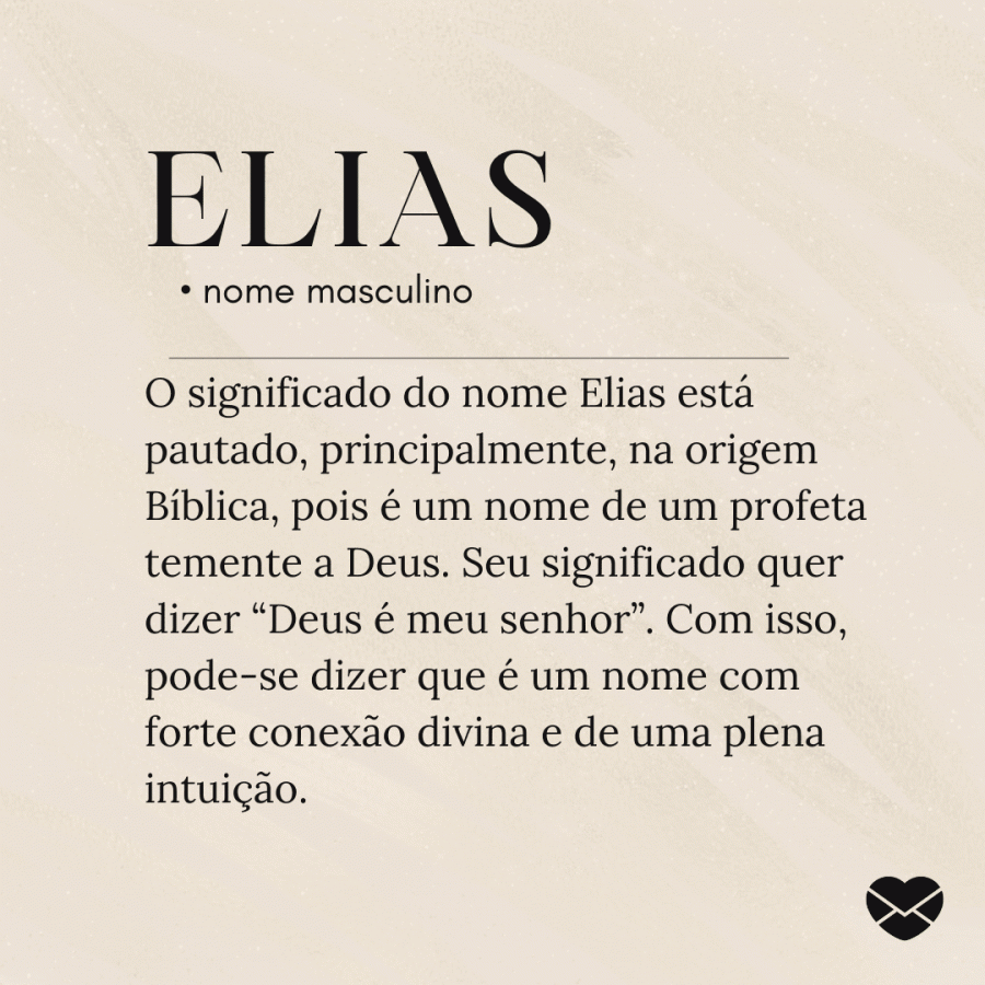 Significado do nome Elias Origem, frases e mais Significado do nome Elias Origem, frases e mais