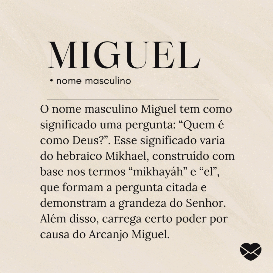 Significado do nome Miguel: origens, frases e mais