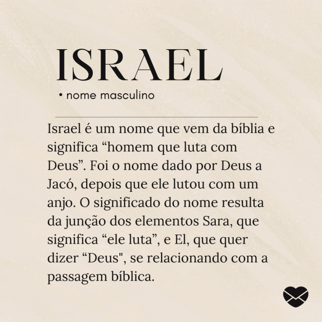 Significado do nome Israel origem, frases e mais!