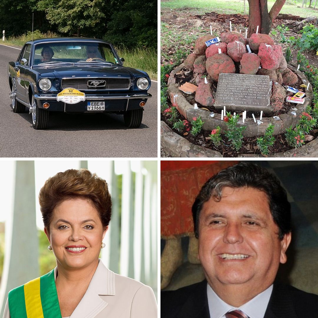 Ford Mustang, memorial das vítimas do atentado do Eldorado, Dilma Rousseff