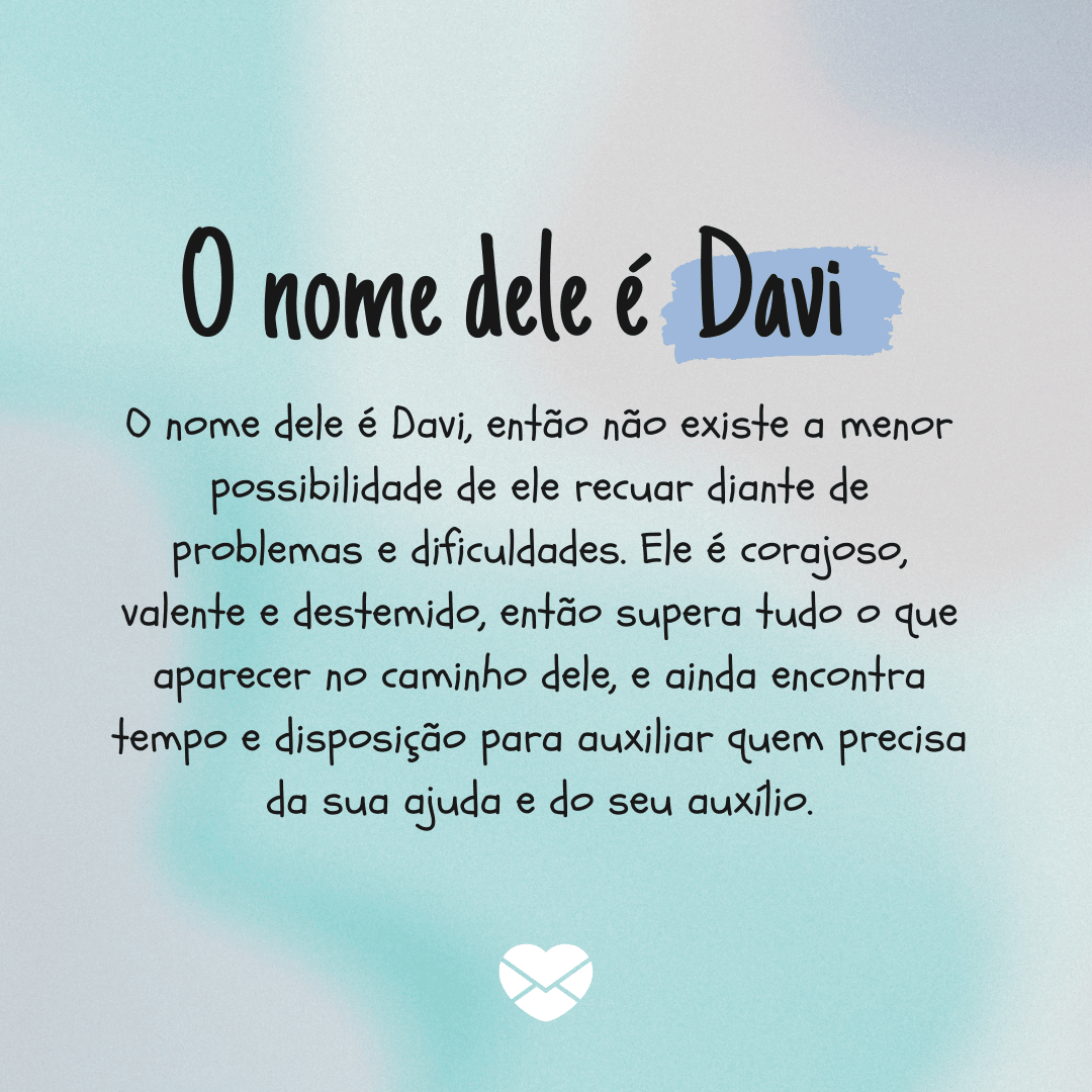 Significado Nome David Significado Nome David