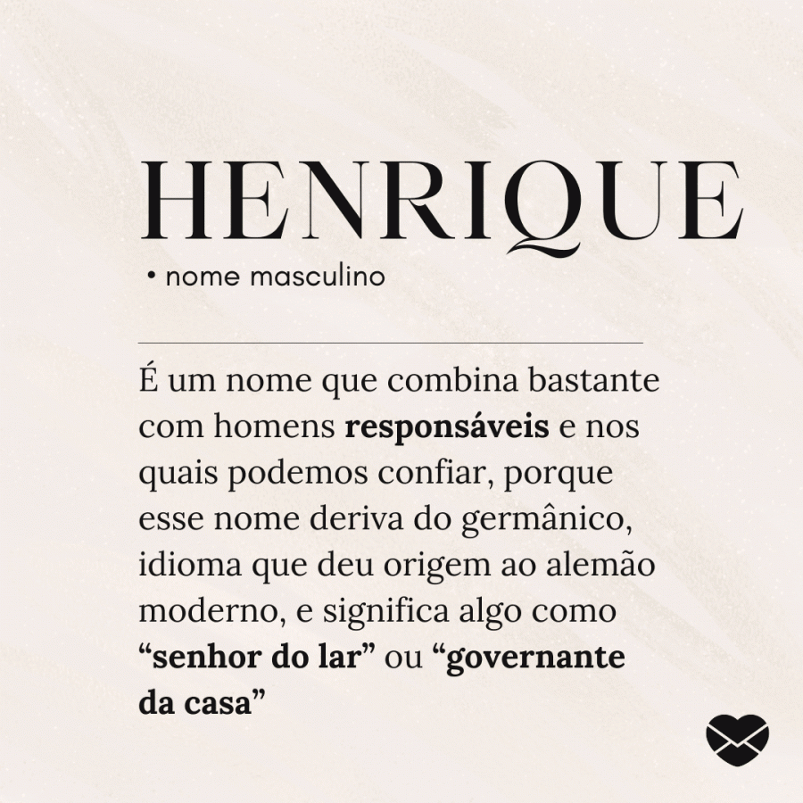 Significado do nome Henrique: origem, frases e mais