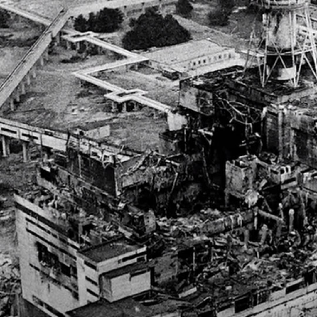 Imagem do desastre de Chernobyl - 26 de abril