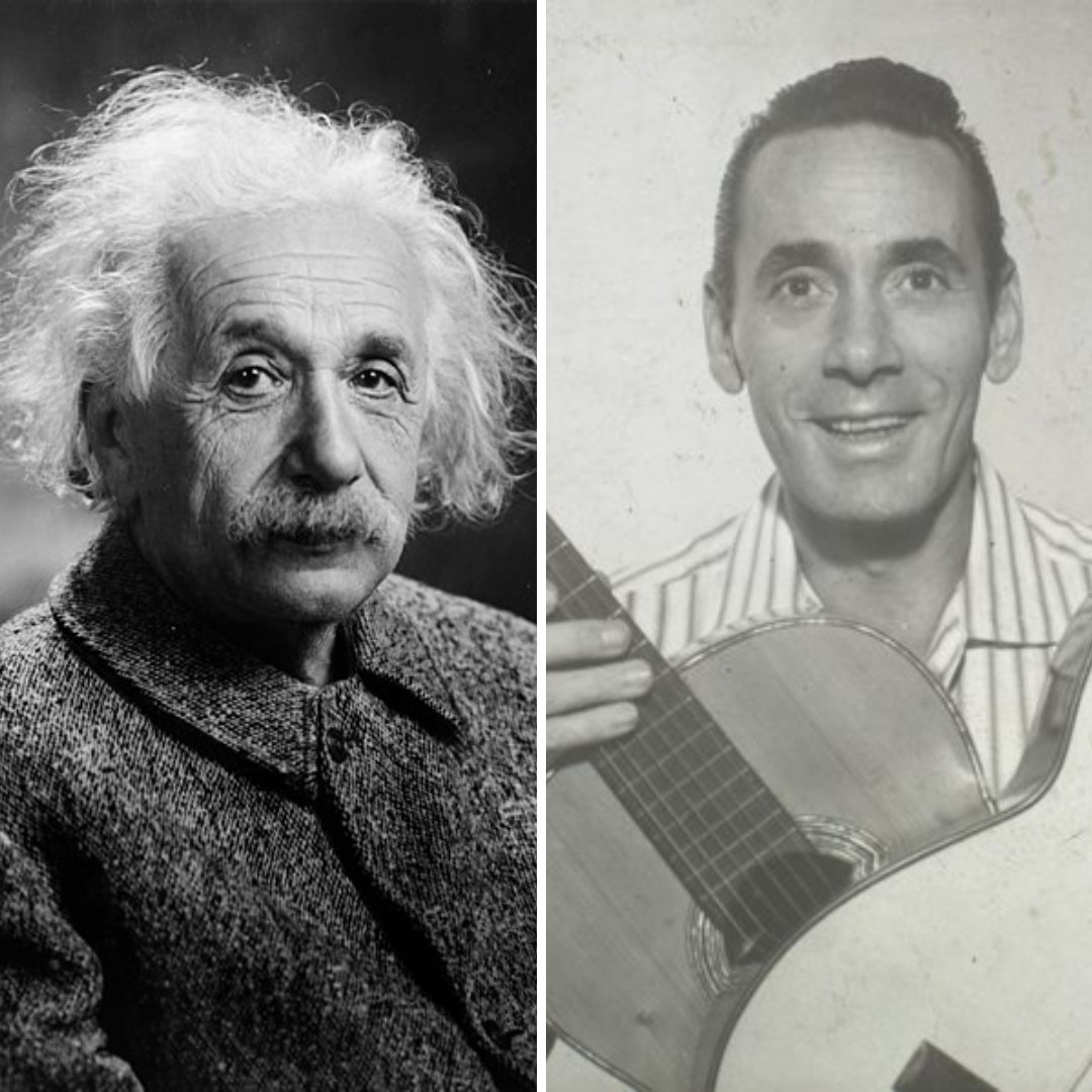 Grid: Albert Einstein e Nélson Gonçalves