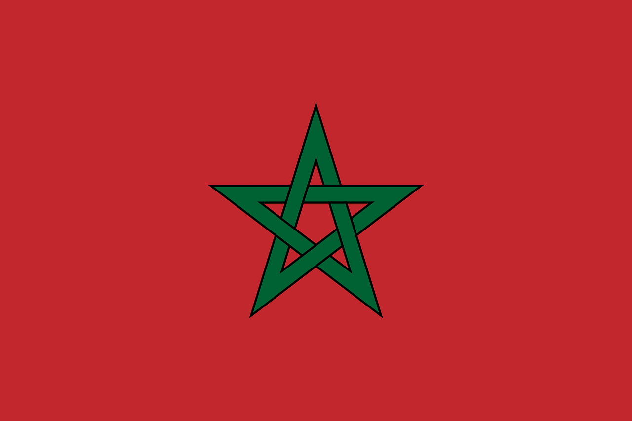 Bnadeira do Marrocos - Significado das Bandeiras dos Países