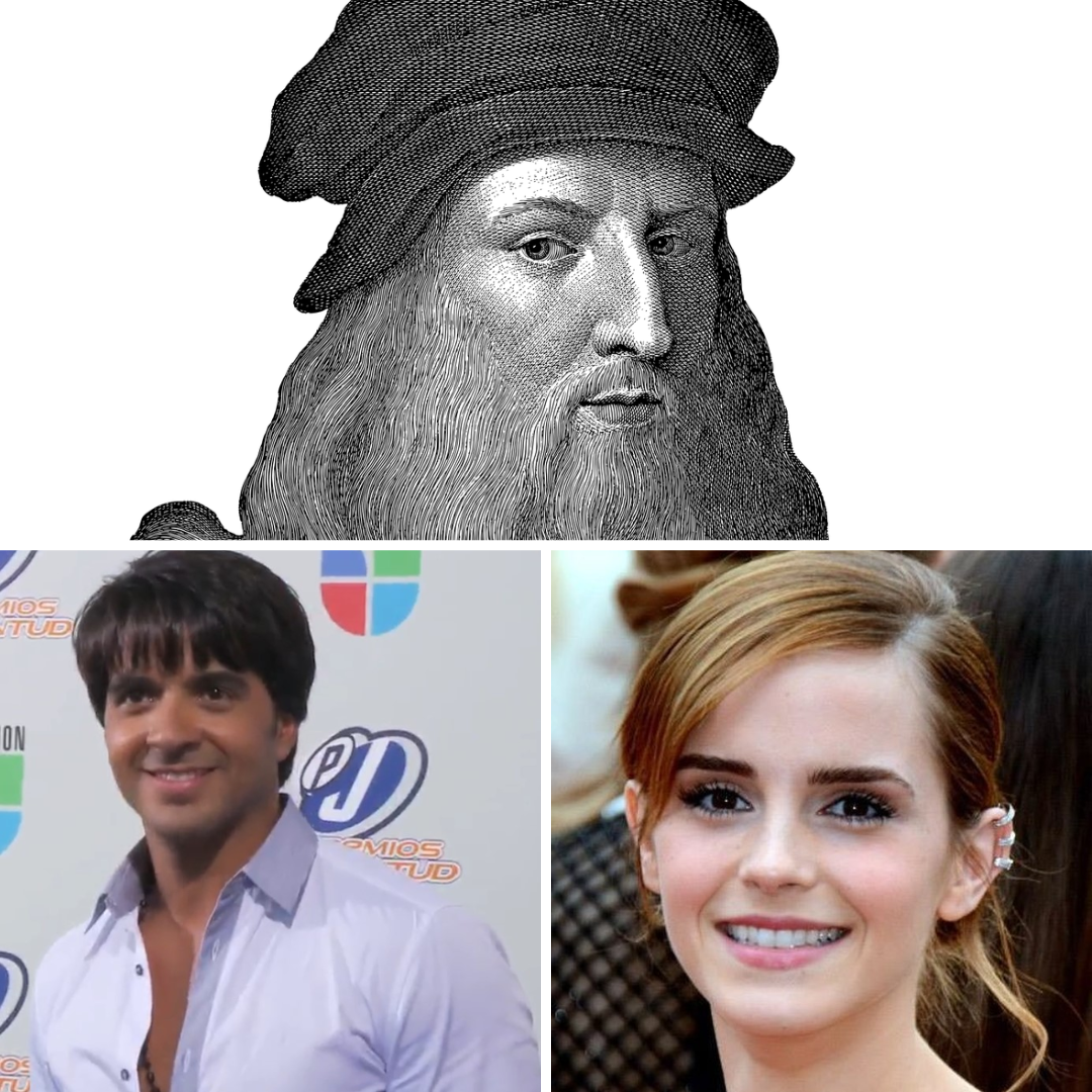 Leonardo da Vinci, Luis Fonsi e Emma Watson