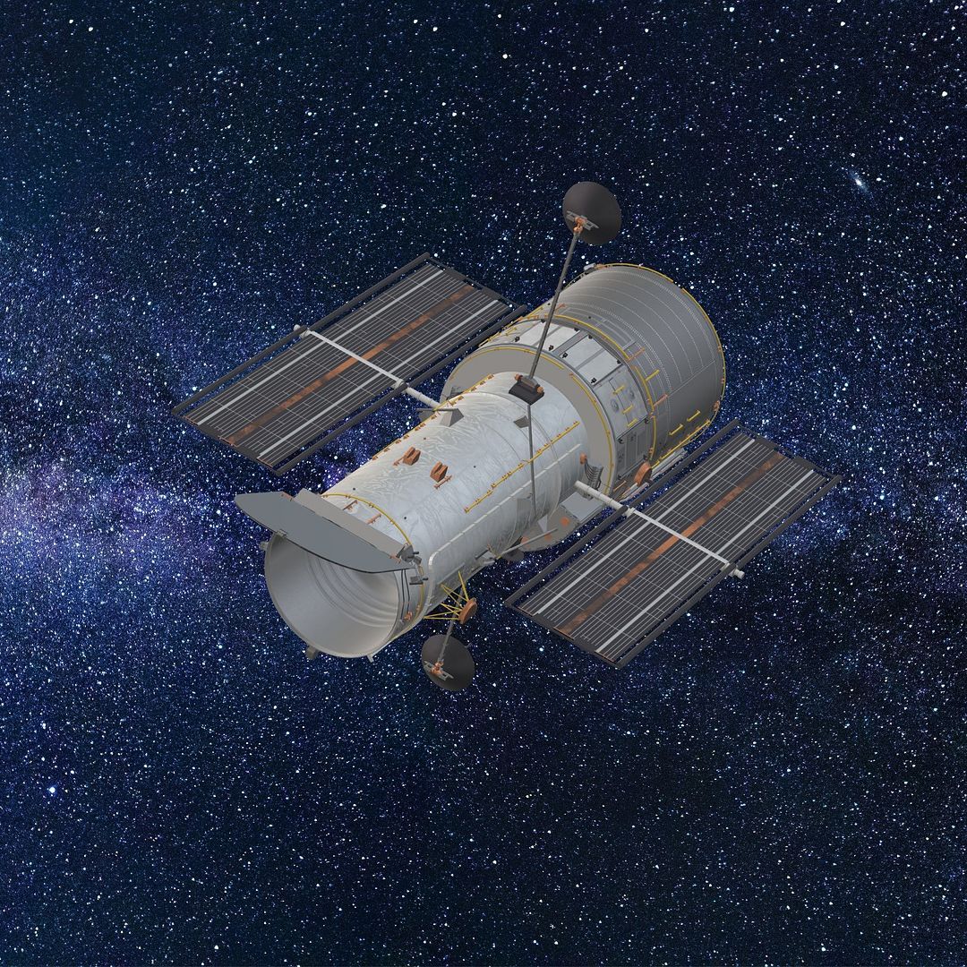 Imagem do telescópio Hubble no espaço - 24 de abril