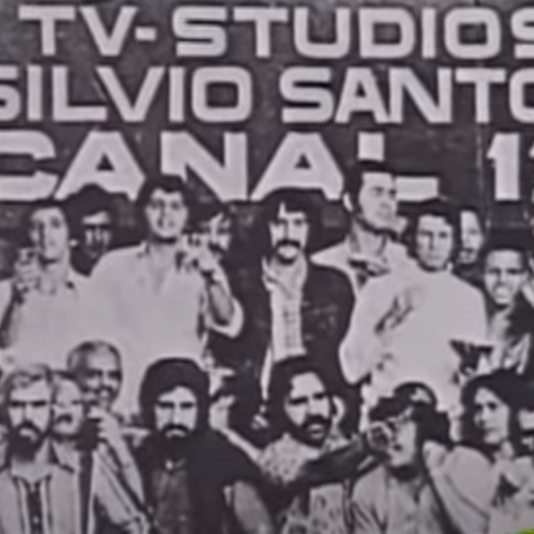 Foto da inauguração da TV SBT Rio em 1976 - 14 de maio