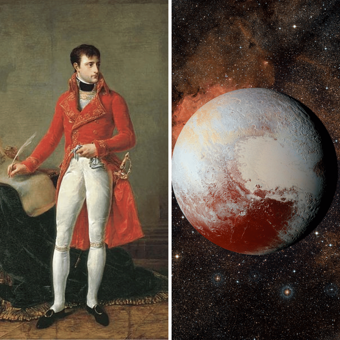 Imagens de Napoleão e Plutão