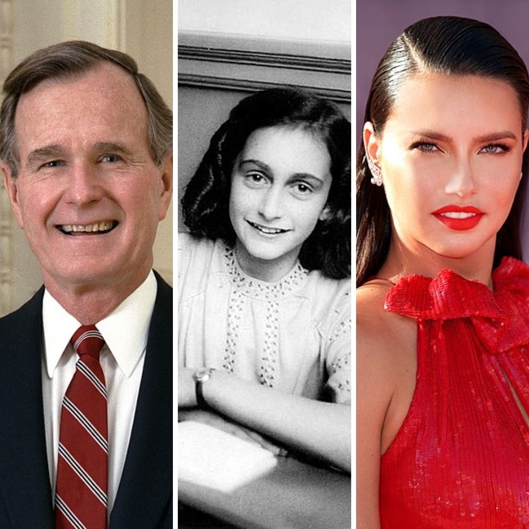 'Imagens de George W Bush, Anne Frank e Adriana Lima' - 12 de junho