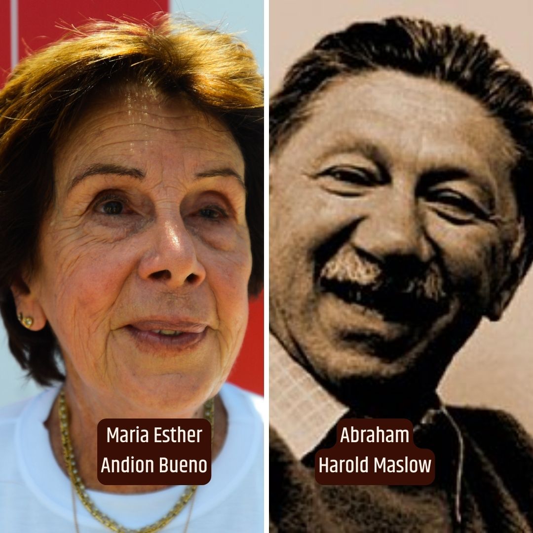 'Maria Esther Andion Bueno, Abraham Harold Maslow' - 8 de junho