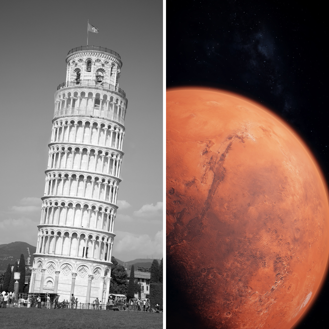 '1- 1173: Uma pedra fundamental da Torre de Pisa. 2- 1973: A União Soviética lança a Missão Marte 7, com a intenção de explorar o planeta Marte.' - 9 de agosto