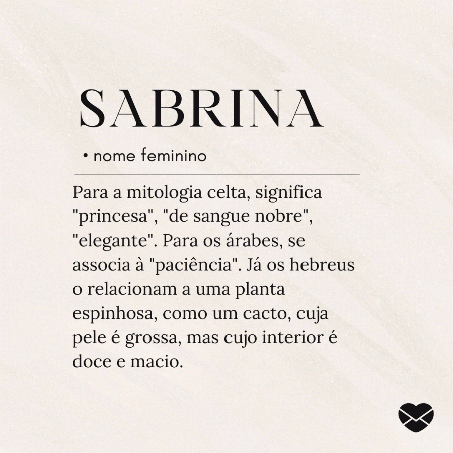 Significado do nome Sabrina: origem, curiosidades e mais