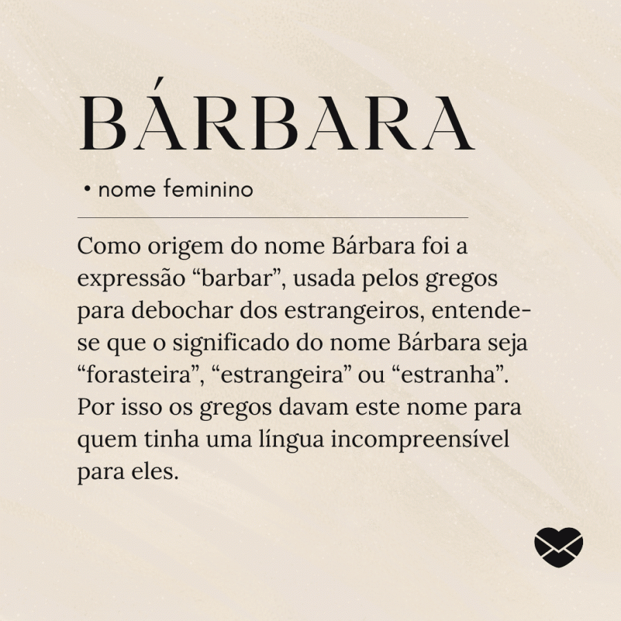 Significado do nome Barbara: origens, frases e mais!