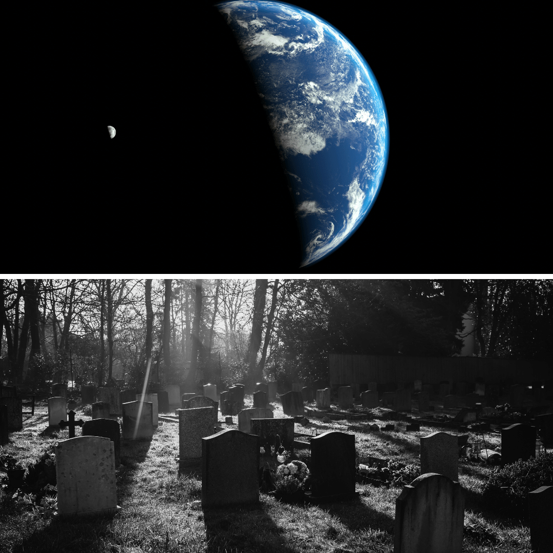 '1- 1977 - A primeira fotografia da Terra e da Lua juntas é tirada. 2- 1990 - Em Perus, São Paulo, é descoberto um cemitério secreto das vítimas da ditadura militar.' - 18 de setembro