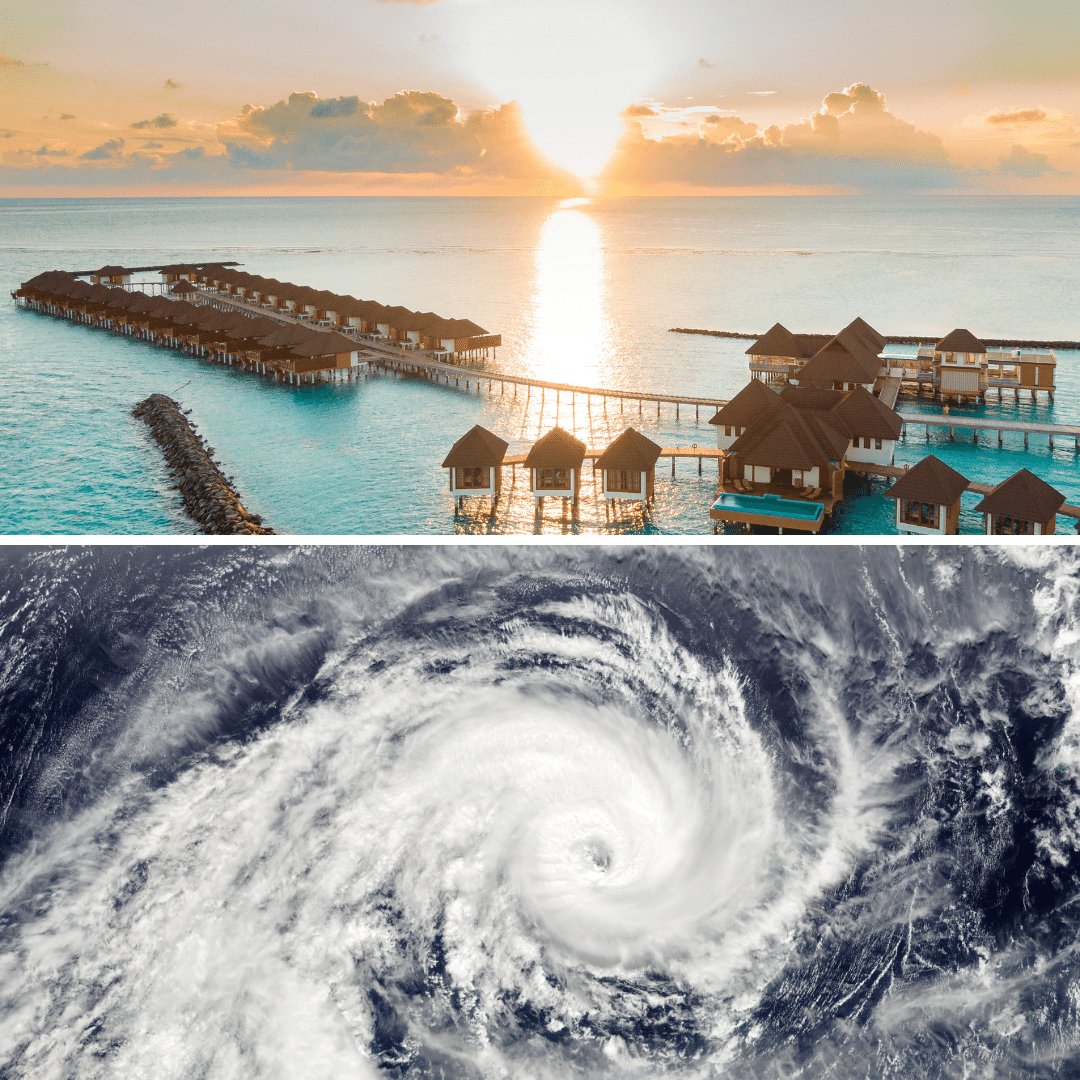 '1- 2016 — Anúncio das Maldivas de autorretirada da Comunidade das Nações. 2- 2018 — Chegada do furacão Leslie em Portugal, causando 15 mortes.' - 13 de outubro