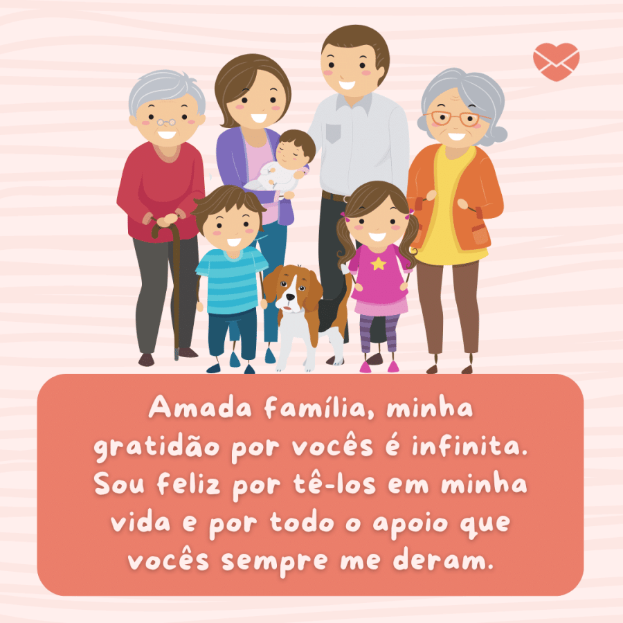 Frases de gratidão à família: demonstre o poder do vínculo