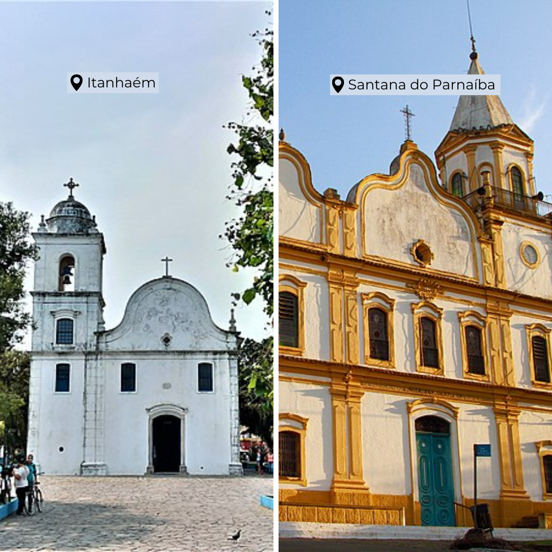Igrejas de Itanhaém e Santana do Parnaíba