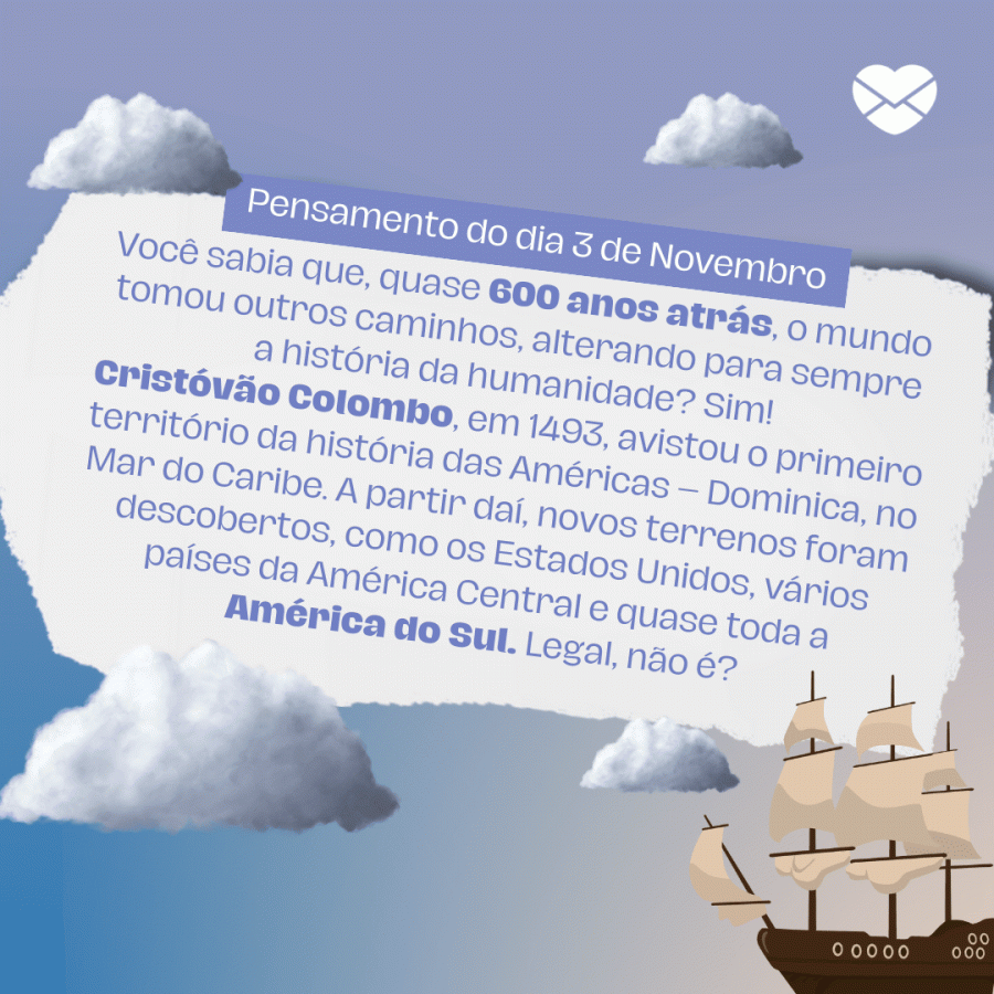 O que se comemora no dia 3 de novembro?