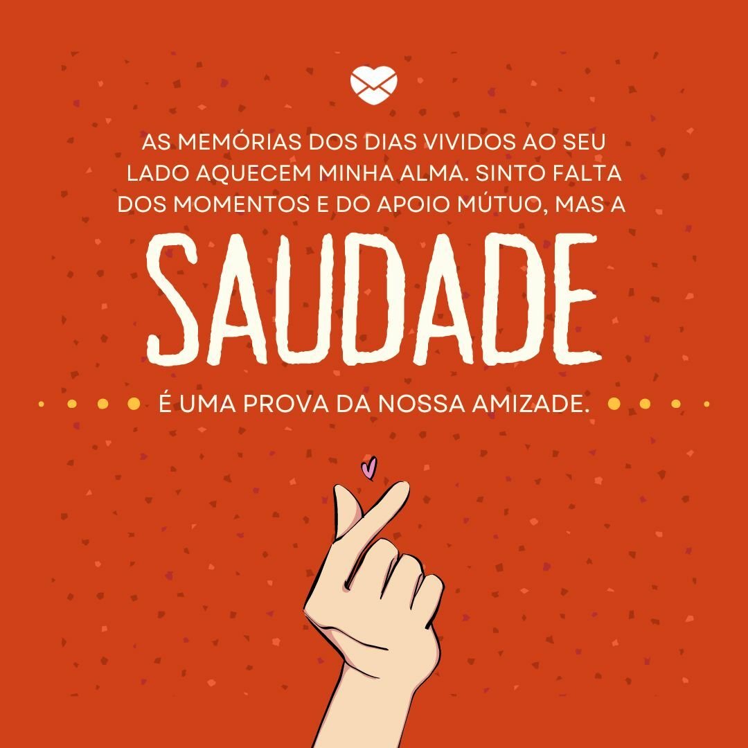 Sentiu saudades da amiga? Externe esse sentimento!