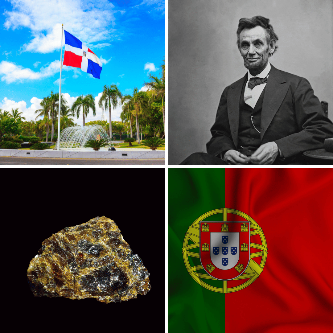 '1 - 1844: República Dominicana se torna independente do Haiti; 2 - 1860: Abraham Lincoln é eleito presidente dos EUA; 3 - 1944: Plutônio é produzido pela primeira vez em Hanford; 4 - 1985: Toma o poder, em Portugal, o Governo Constitucional de caráter democrata;' -  6 de novembro