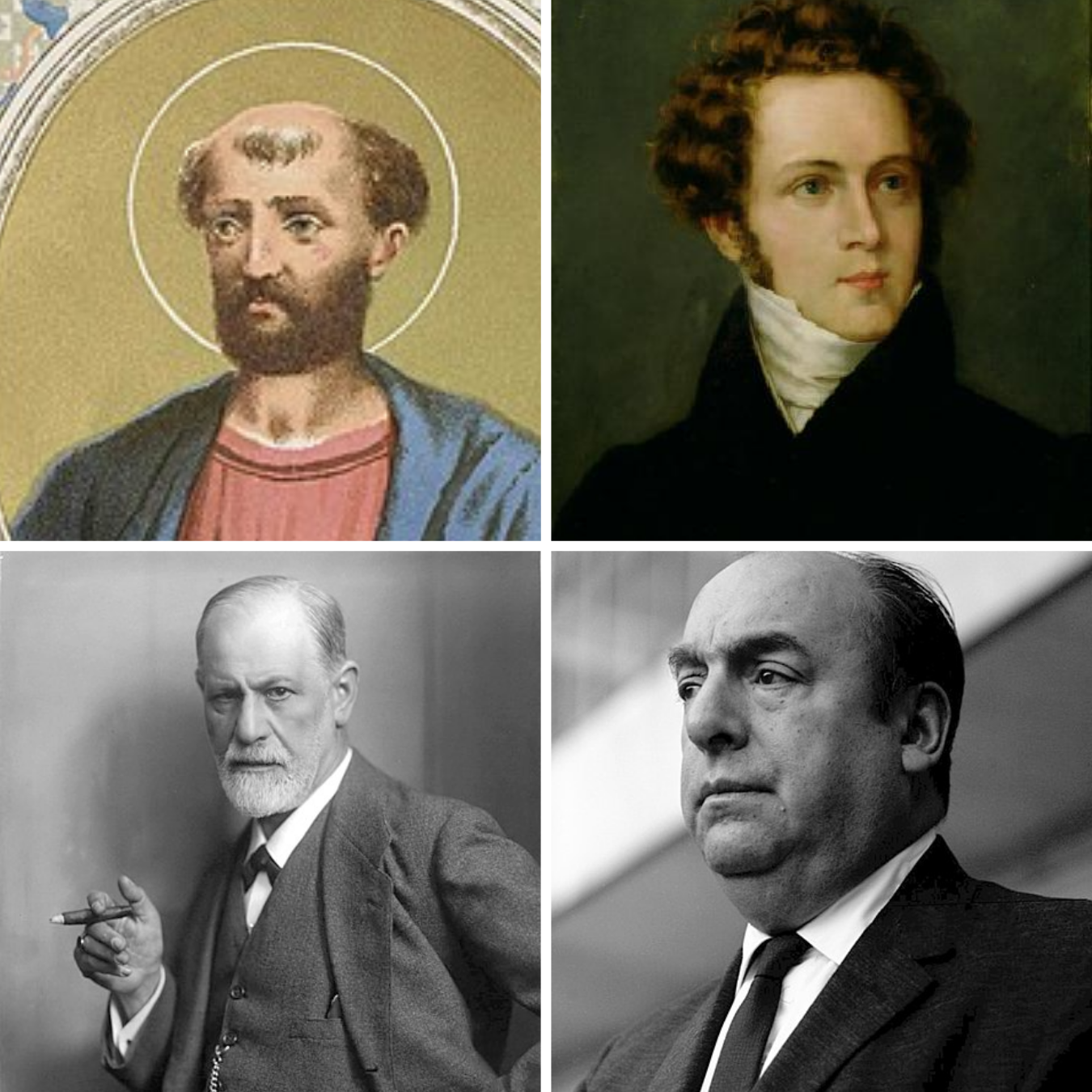 Papa Lino, Vincenzo Bellini, Freud e Pablo Neruda.