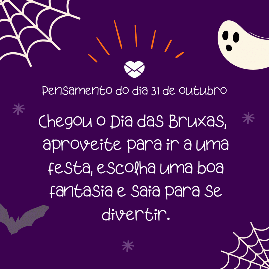 O que se comemora no dia 31 de outubro?