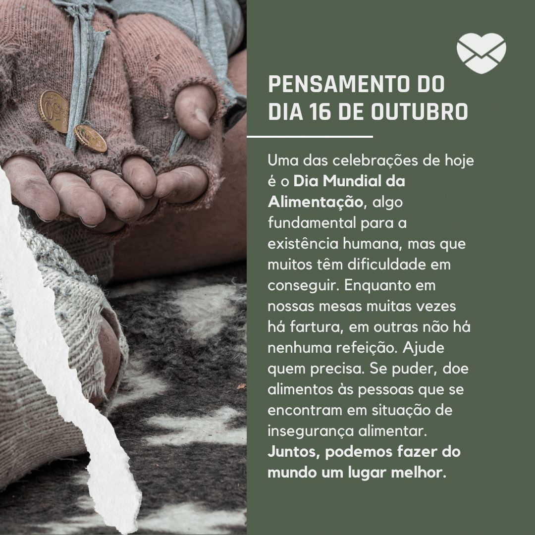 O que se comemora no dia 16 de outubro?