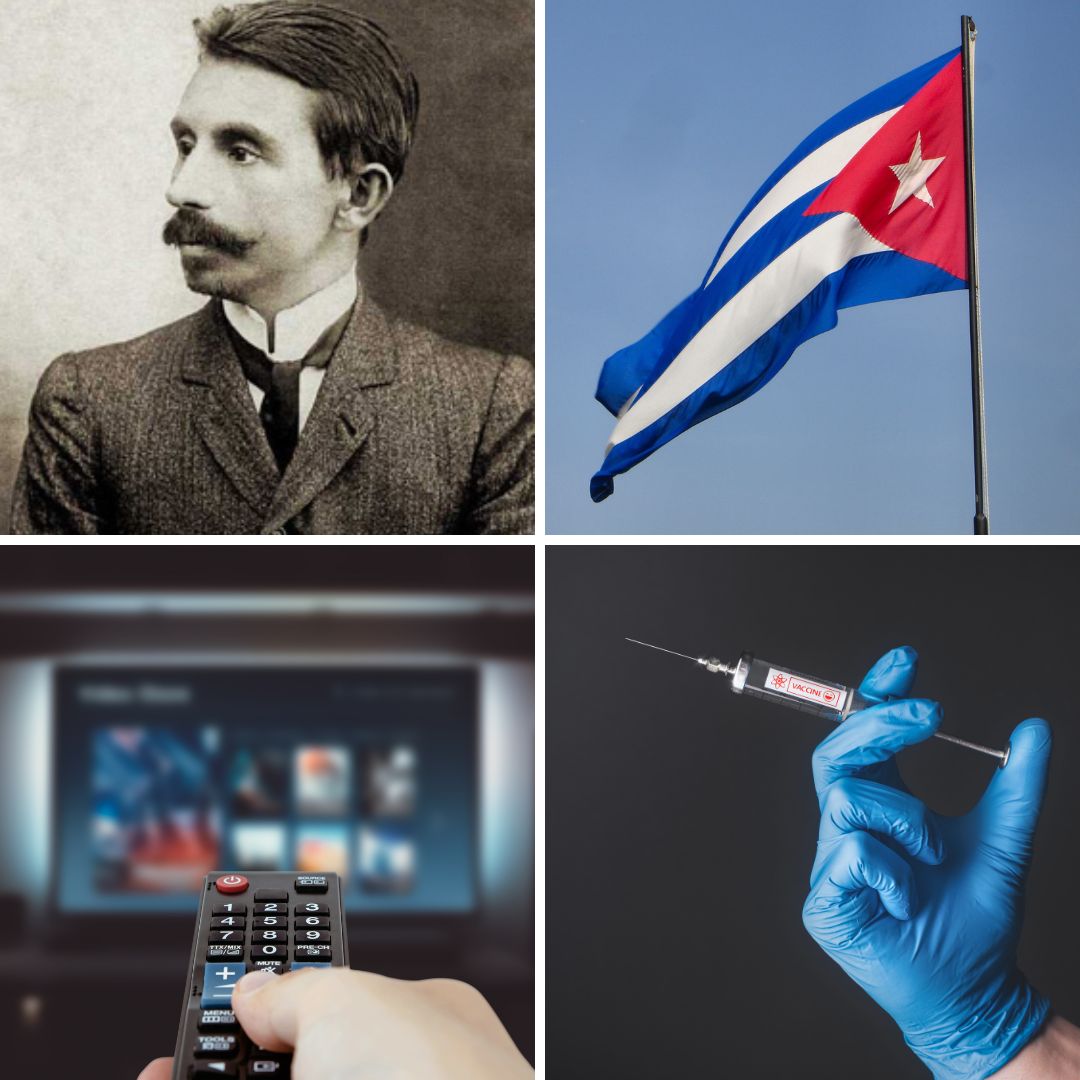 Euclides da Cunha, bandeira de Cuba, criação da TV digital e vacina da Covid.