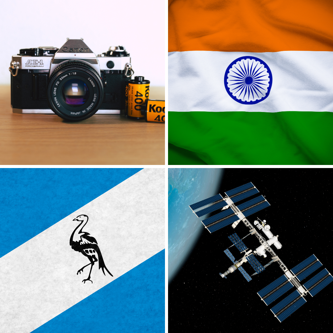 '1- 1888 - George Eastman registra a câmera Kodak. 2- 1971 - Índia invade o leste do Paquistão. 3- 1981 - África do Sul concede independência à Ciskei. 4- 1998 - Lançamento do Módulo Unity da Estação Espacial Internacional.' - 4 de dezembro