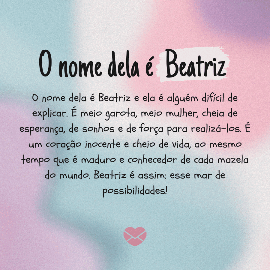 Significado do nome Beatriz: Origem, curiosidades e mais