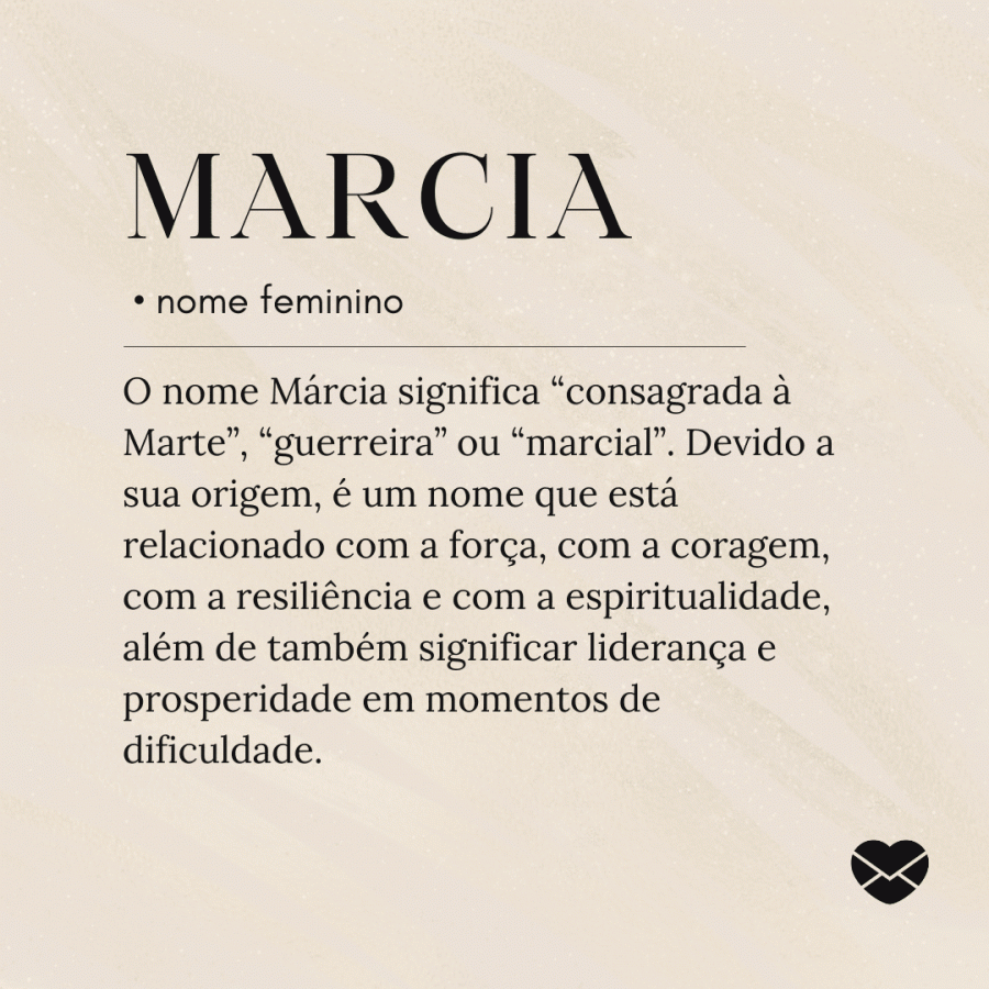Significado do nome Márcia: origem, curiosidades e mais