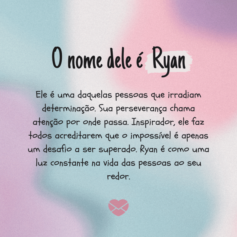 Significado do nome Ryan: origem, curiosidades e mais