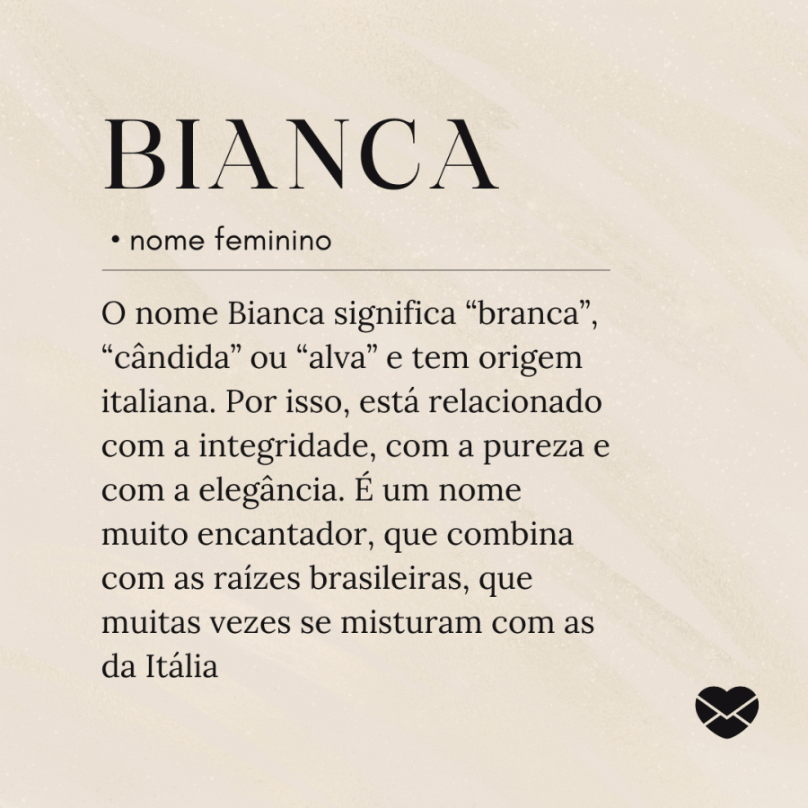 Significado do nome Bianca: origem, curiosidades e mais
