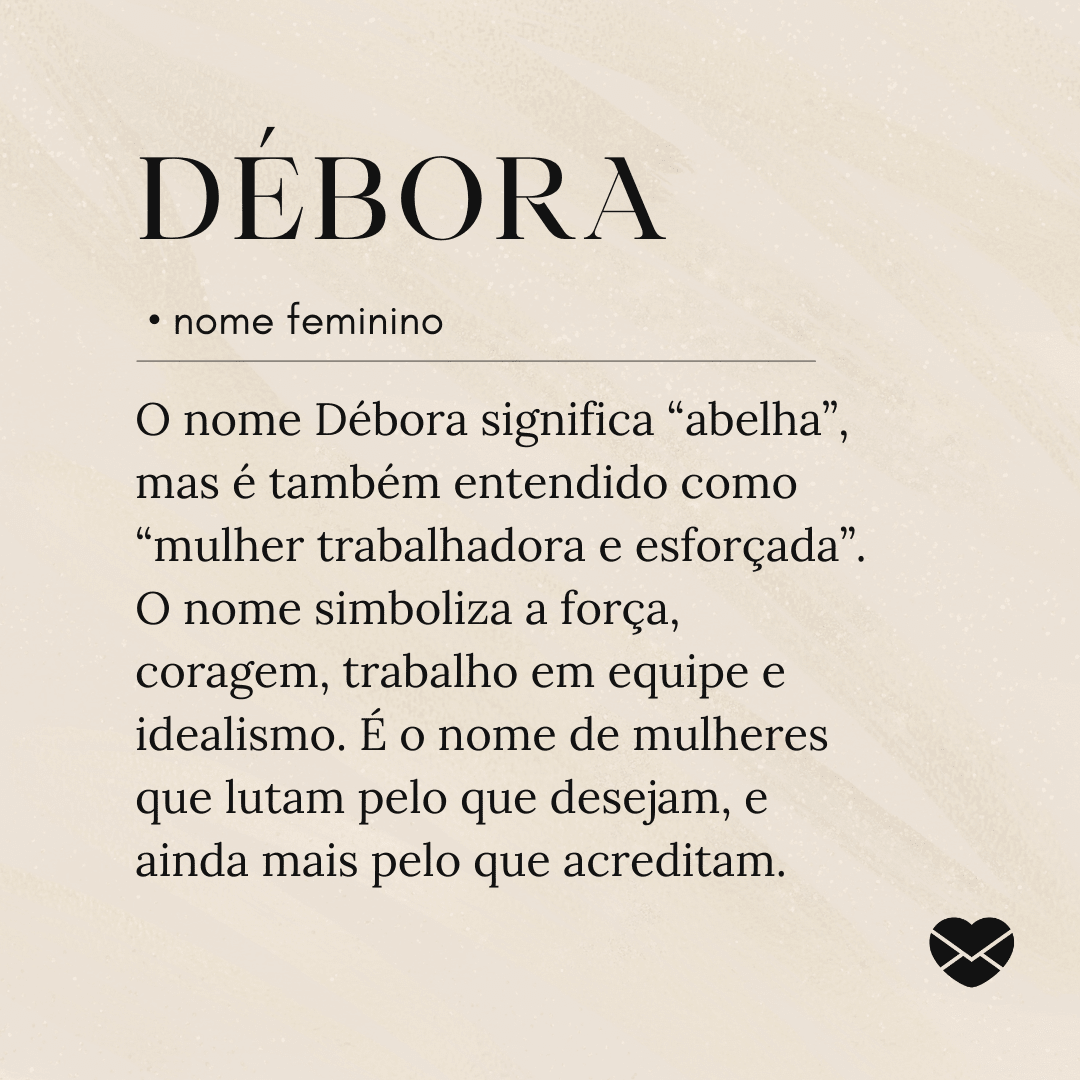 Significado do nome Débora: origem, curiosidades e mais