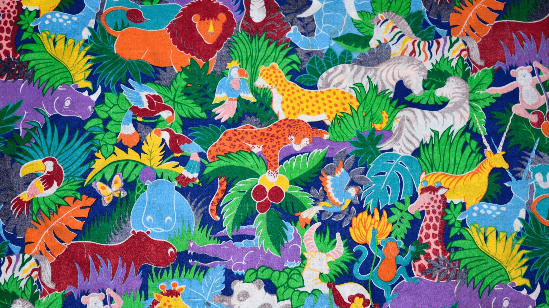 Paulbr / Getty Images / Canva Ilustração gráfica de vários animais coloridos