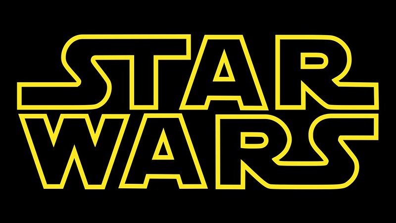 O logo da saga Star Wars