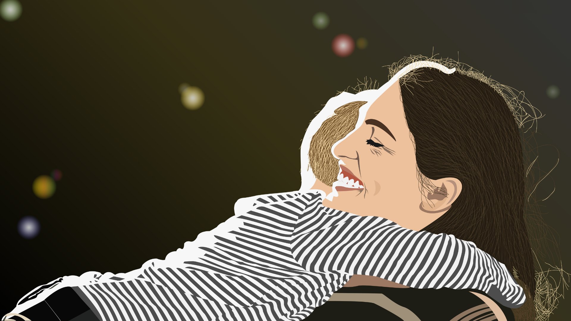 DikaRukmana--4235014 / Pixabay / Canva Desenho de mãe e filho abraçados