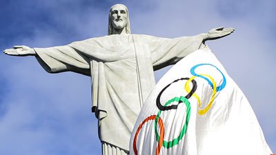 O Brasil nas Olimpíadas. O verde e amarelo marcando presença.