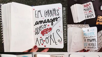 Frases do perfil Palavras Pintadas