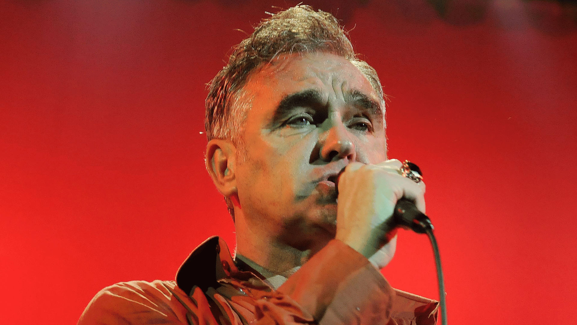 Imagem de Morrissey, vocalista da banda The Smiths.