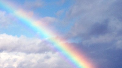 Seja o arco-íris na nuvem de alguém