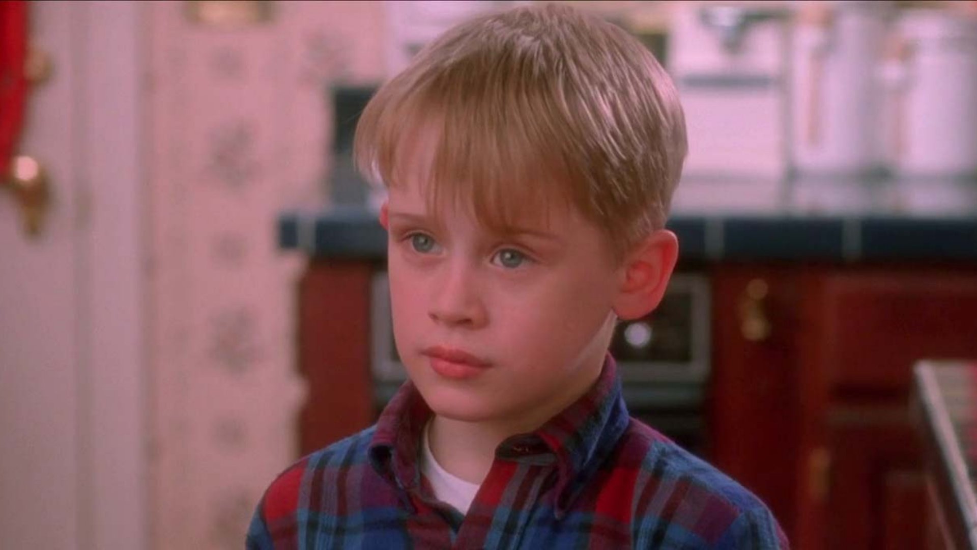 Macaulay Culkin como Kevin McCallister em Esqueceram de Mim